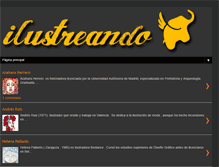 Tablet Screenshot of ilustreando.com